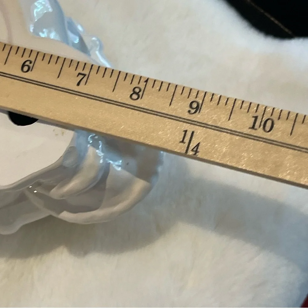 Williams Sonoma Ceramic Santa Candle Holder